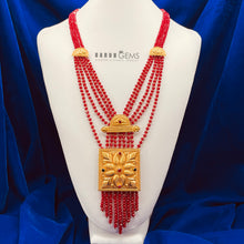 Load image into Gallery viewer, Red Crystal Beads Haar
