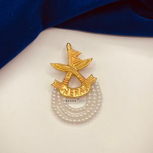 Gold Nepali Pride Pin