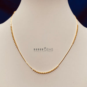 Gold Beaded Chain