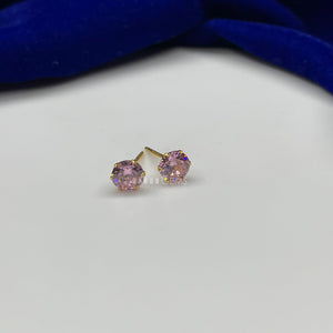 8K Pink Studs