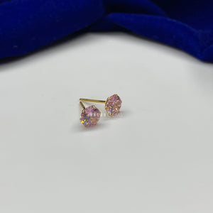 8K Pink Studs