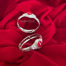 Load image into Gallery viewer, Pearl &amp; Red Coral Bangles (Baby/Toddler)
