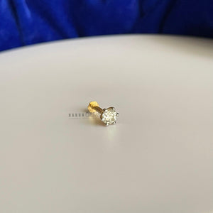 14K Diamond Nose Pin