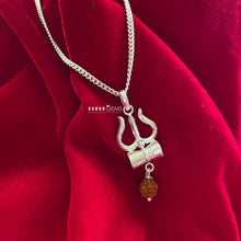 Load image into Gallery viewer, Trishul Rudraksha Necklace
